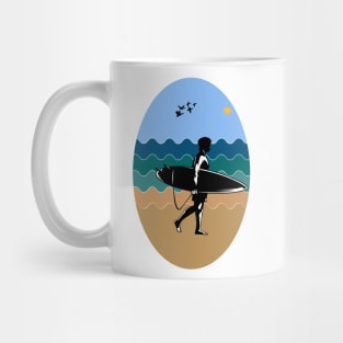 Summer and high surfing Mug